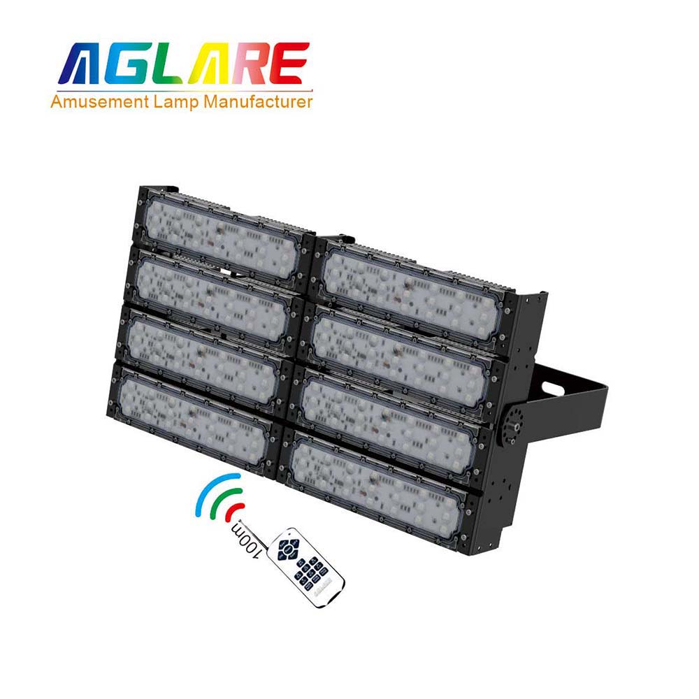 400WLED彩色投光灯泛光灯,变色户外射灯带？？？？？仄
